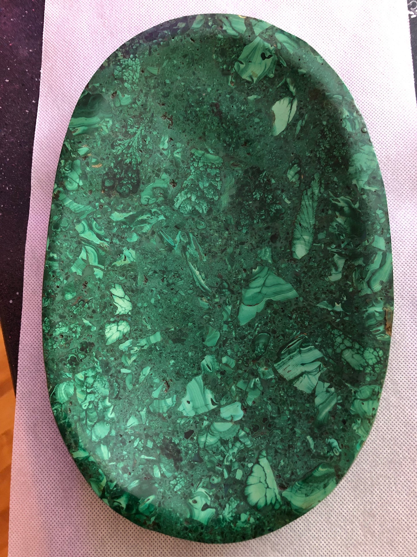 Plat de Malachite, vintage