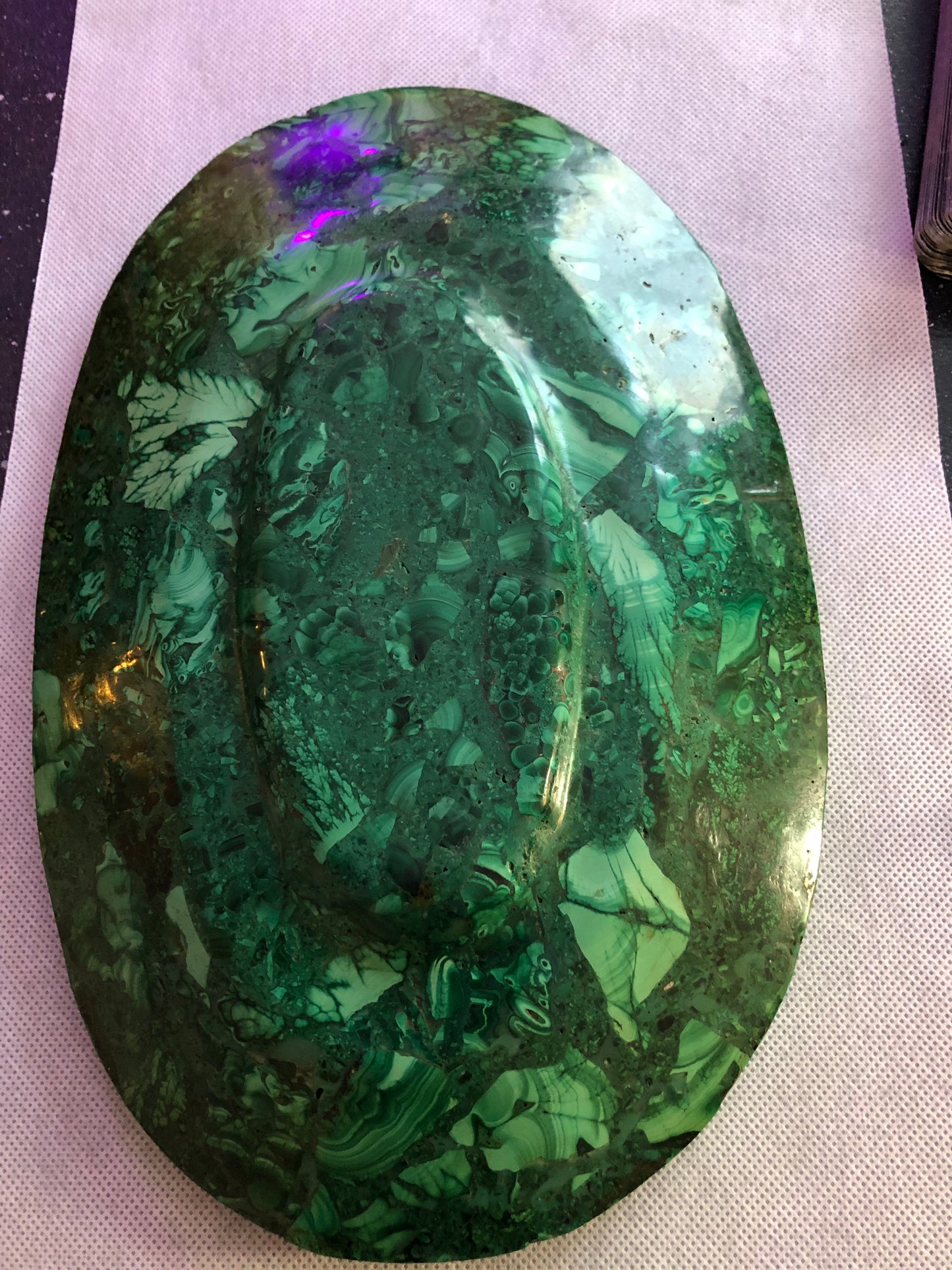 Plat de Malachite, vintage