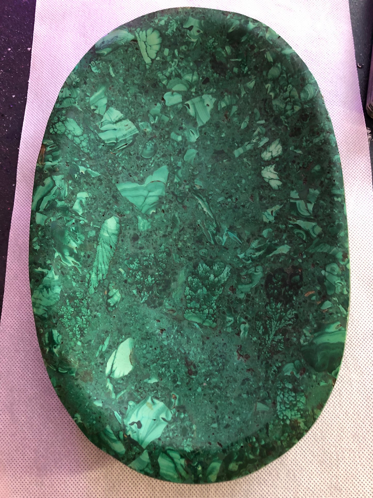 Plat de Malachite, vintage