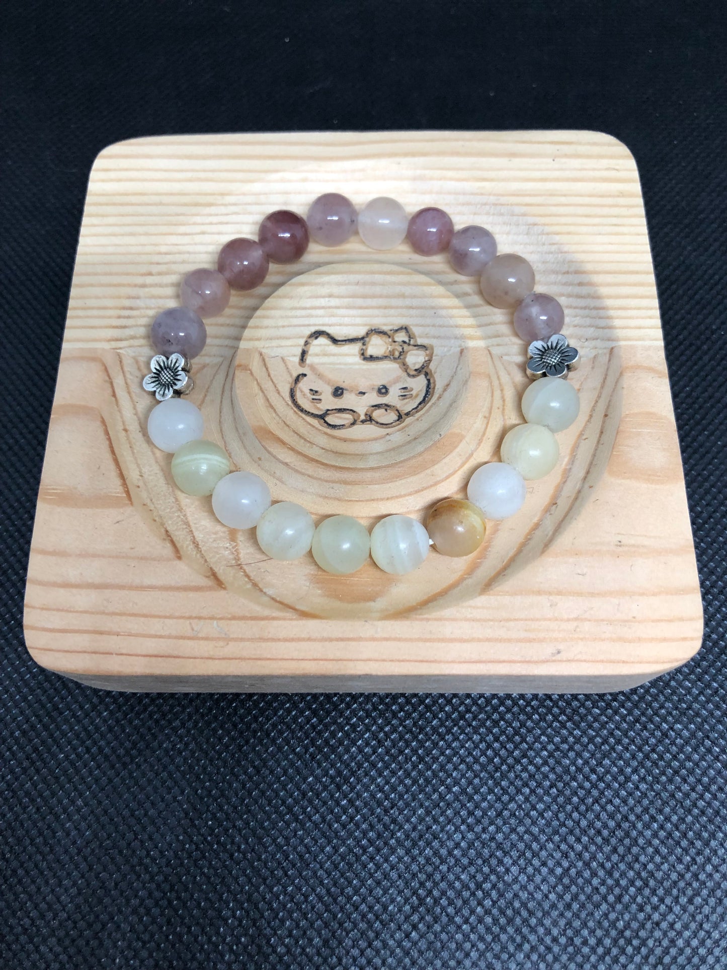 Bracelet Jade Afghan et Jade jaune